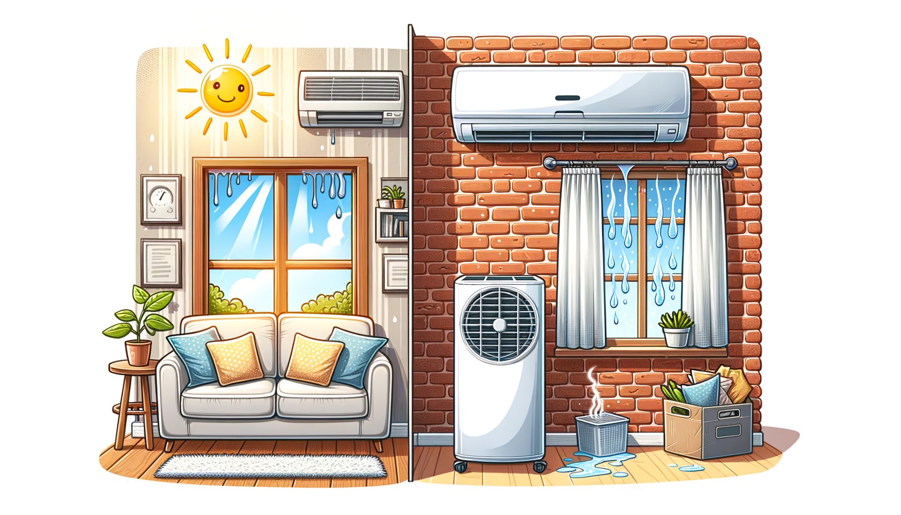 Split AC vs Portable AC: Find the Best Cooling for Your Home